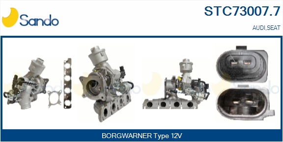 Turbocompressore, sovralimentazione SANDO STC73007.7