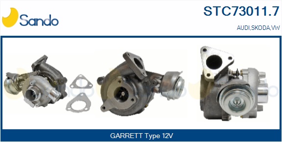 Turbocompressore, sovralimentazione SANDO STC73011.7