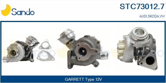 Turbocompressore, sovralimentazione SANDO STC73012.7