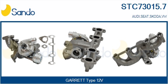 Turbocompressore, sovralimentazione SANDO STC73015.7