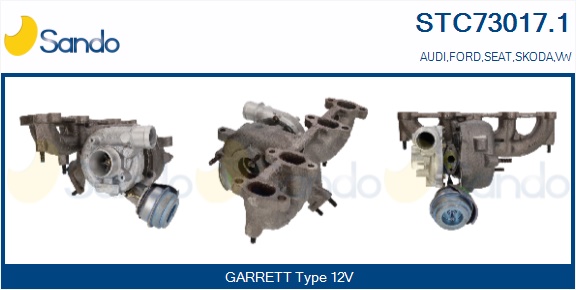 Turbocompressore, sovralimentazione SANDO STC73017.1