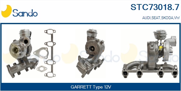 Turbocompressore, sovralimentazione SANDO STC73018.7