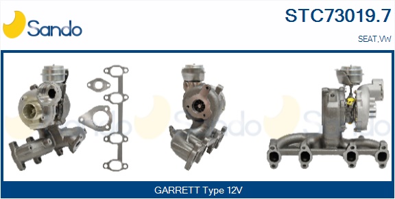 Turbocompressore, sovralimentazione SANDO STC73019.7