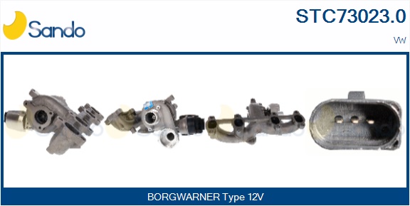 Turbocompressore, sovralimentazione SANDO STC73023.0