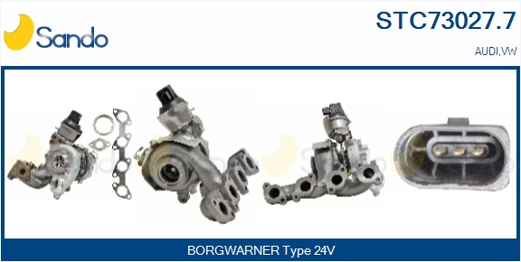 Turbocompressore, sovralimentazione SANDO STC73027.7