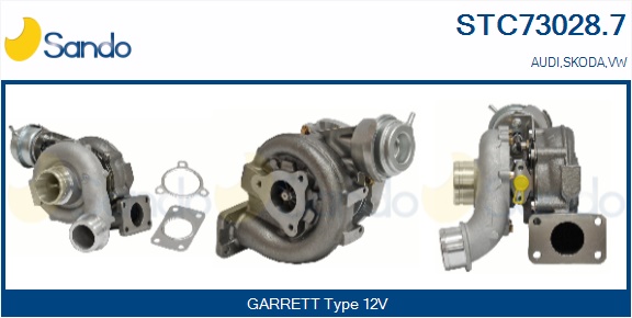 Turbocompressore, sovralimentazione SANDO STC73028.7