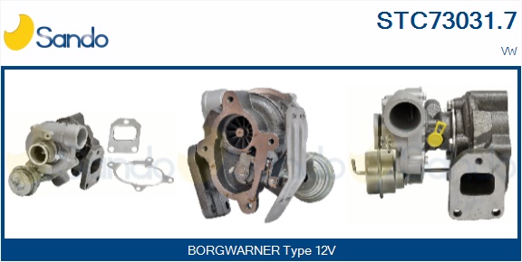 Turbocompressore, sovralimentazione SANDO STC73031.7