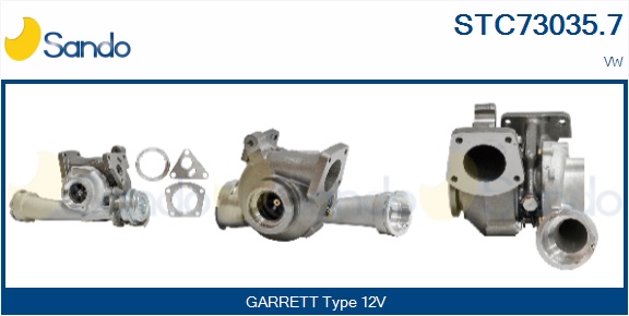 Turbocompressore, sovralimentazione SANDO STC73035.7