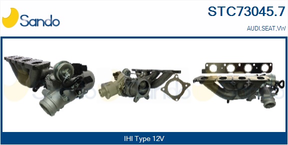 Turbocompressore, sovralimentazione SANDO STC73045.7
