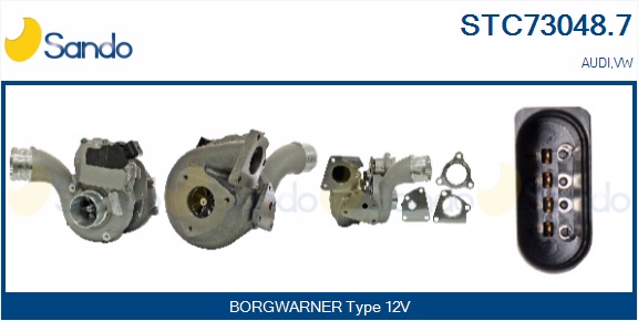 Turbocompressore, sovralimentazione SANDO STC73048.7