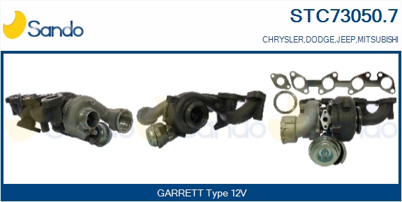 Turbocompressore, sovralimentazione SANDO STC73050.7