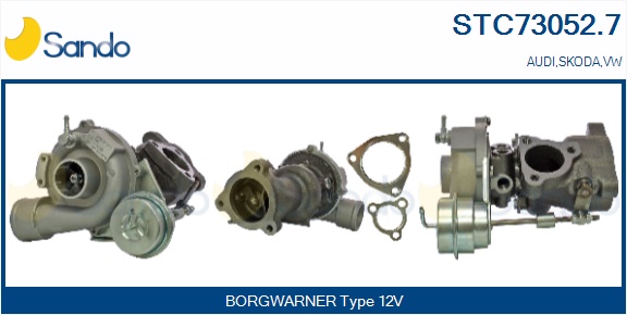 Turbocompressore, sovralimentazione SANDO STC73052.7