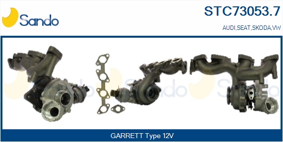 Turbocompressore, sovralimentazione SANDO STC73053.7
