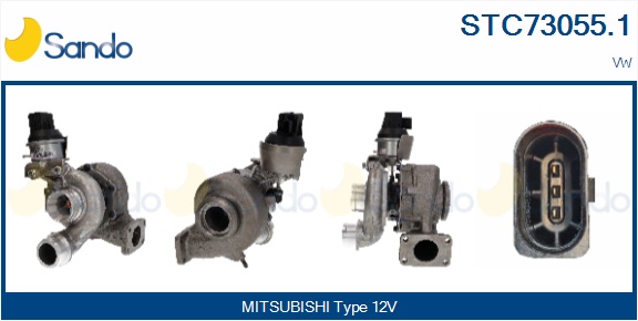 Turbocompressore, sovralimentazione SANDO STC73055.1