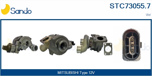 Turbocompressore, sovralimentazione SANDO STC73055.7