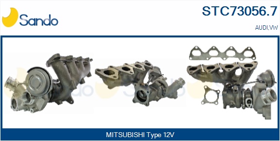 Turbocompressore, sovralimentazione SANDO STC73056.7