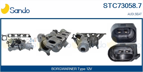 Turbocompressore, sovralimentazione SANDO STC73058.7