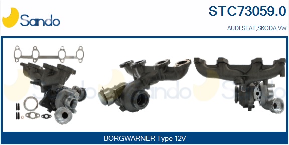 Turbocompressore, sovralimentazione SANDO STC73059.0