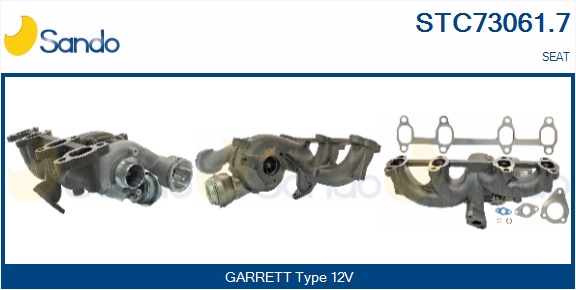 Turbocompressore, sovralimentazione SANDO STC73061.7