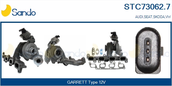 Turbocompressore, sovralimentazione SANDO STC73062.7
