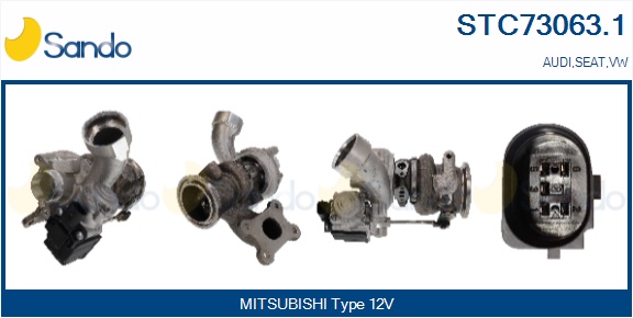 Turbocompressore, sovralimentazione SANDO STC73063.1