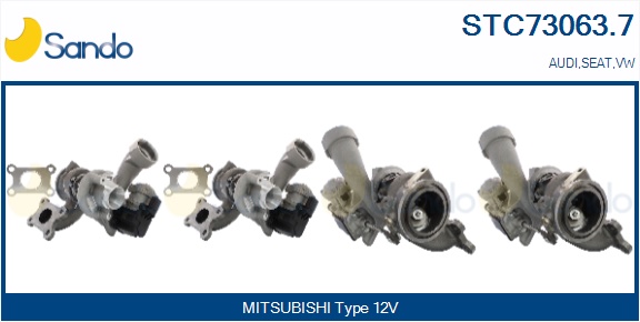 Turbocompressore, sovralimentazione SANDO STC73063.7