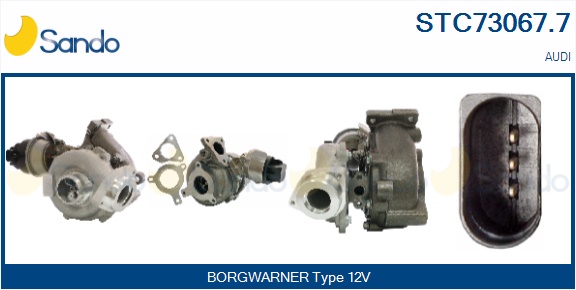 Turbocompressore, sovralimentazione SANDO STC73067.7