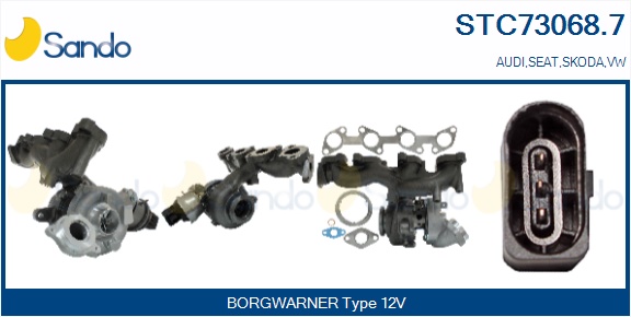 Turbocompressore, sovralimentazione SANDO STC73068.7