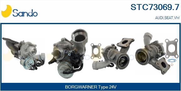 Turbocompressore, sovralimentazione SANDO STC73069.7
