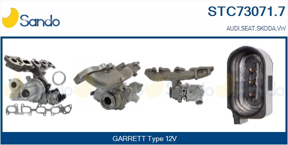 Turbocompressore, sovralimentazione SANDO STC73071.7