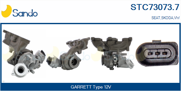 Turbocompressore, sovralimentazione SANDO STC73073.7