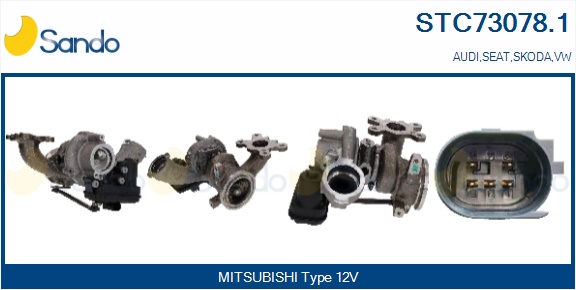 Turbocompressore, sovralimentazione SANDO STC73078.1