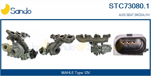 Turbocompressore, sovralimentazione SANDO STC73080.1