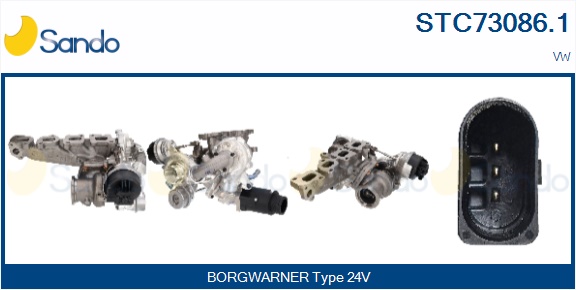 Turbocompressore, sovralimentazione SANDO STC73086.1