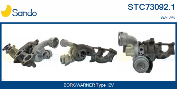 Turbocompressore, sovralimentazione SANDO STC73092.1