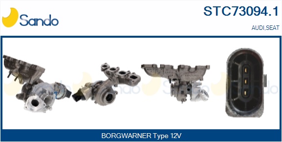 Turbocompressore, sovralimentazione SANDO STC73094.1
