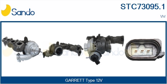 Turbocompressore, sovralimentazione SANDO STC73095.1