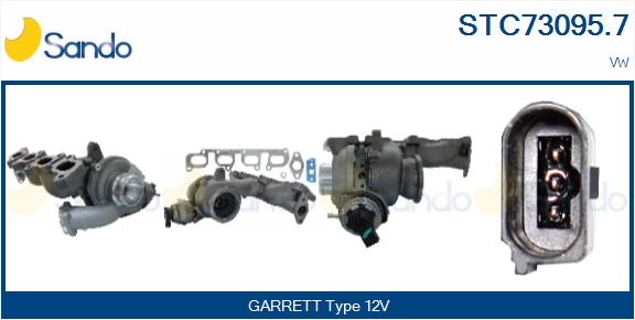 Turbocompressore, sovralimentazione SANDO STC73095.7