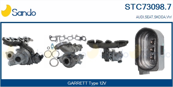 Turbocompressore, sovralimentazione SANDO STC73098.7