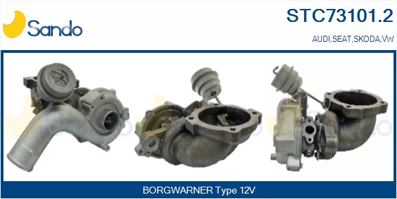 Turbocompressore, sovralimentazione SANDO STC73101.2