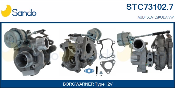 Turbocompressore, sovralimentazione SANDO STC73102.7