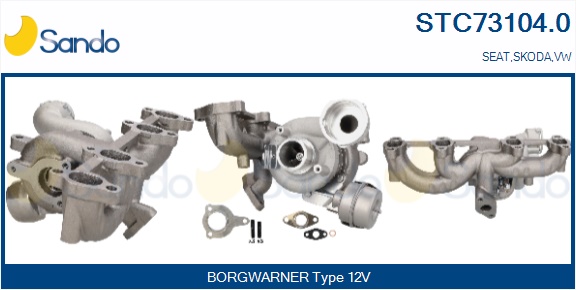 Turbocompressore, sovralimentazione SANDO STC73104.0