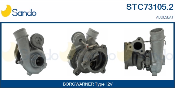 Turbocompressore, sovralimentazione SANDO STC73105.2