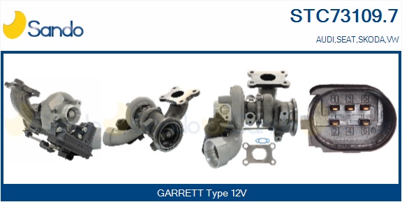 Turbocompressore, sovralimentazione SANDO STC73109.7