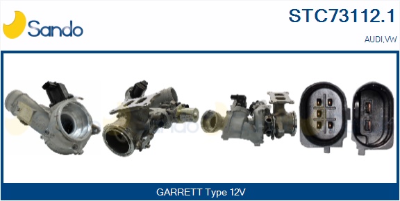 Turbocompressore, sovralimentazione SANDO STC73112.1