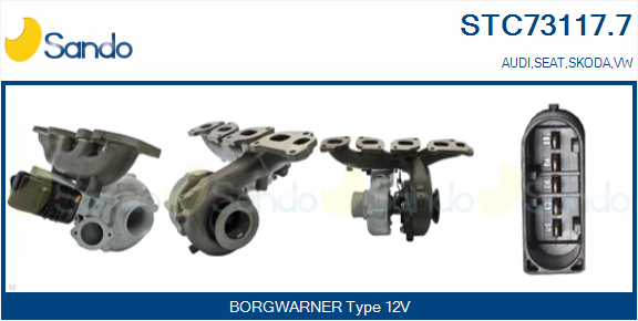 Turbocompressore, sovralimentazione SANDO STC73117.7