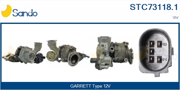 Turbocompressore, sovralimentazione SANDO STC73118.1