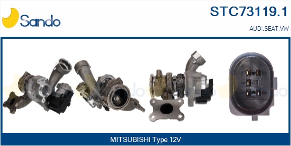 Turbocompressore, sovralimentazione SANDO STC73119.1