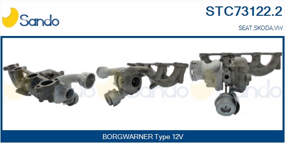Turbocompressore, sovralimentazione SANDO STC73122.2