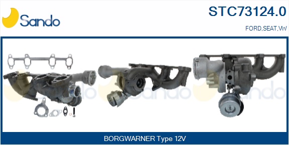 Turbocompressore, sovralimentazione SANDO STC73124.0